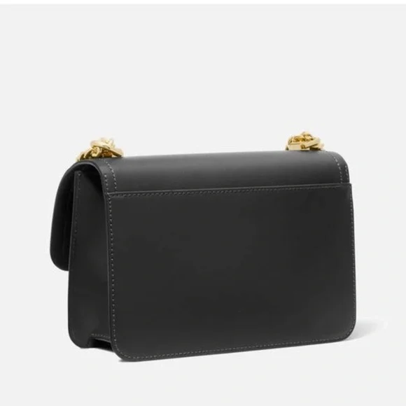 NWT MICHAEL KORS BLACK LEATHER CROSSBODY BAG - Picture 2 of 5